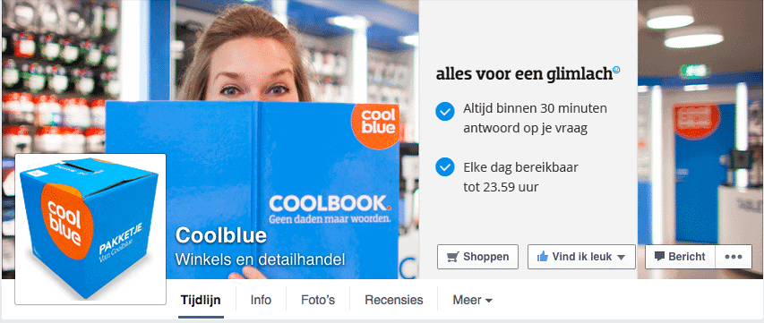 Coolblue - Facebook reactie policy