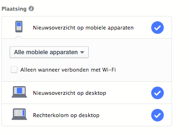 Facebook power editor - advertentie plaatsing