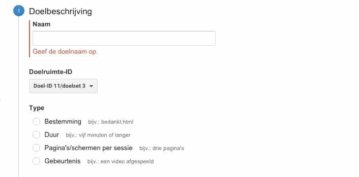 google-analytics-doel-instellen