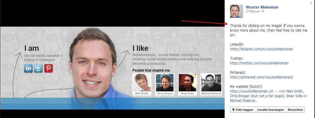 Wouter Kleinsman Omslagfoto Facebook