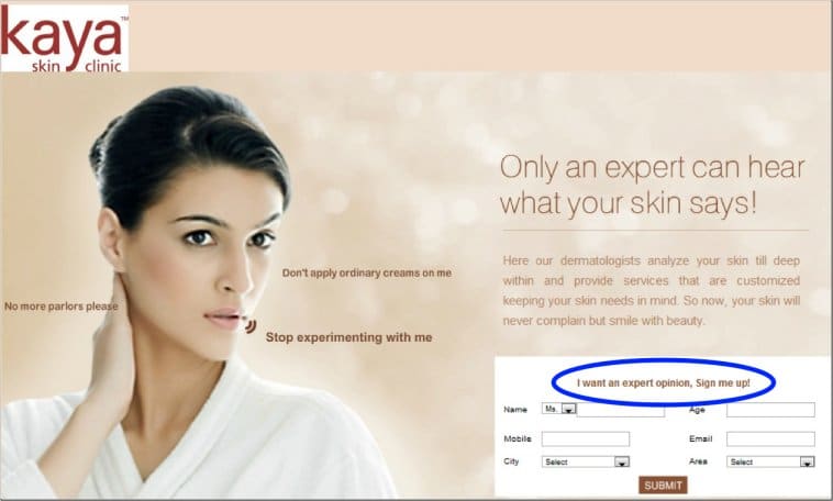 Autoriteit beinvloeden landingspagina